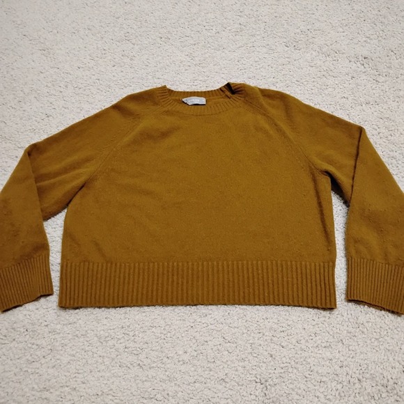 Everlane Sweaters - Everlane Sweater Womens XL Brown Cashmere Wool Lightweight Hiking Travel Soft